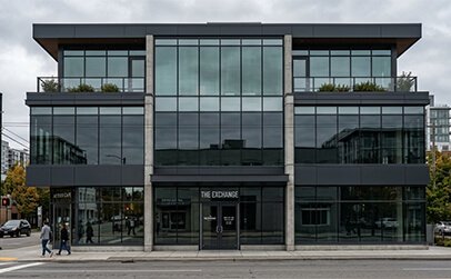 Commercial Building Window Tinting